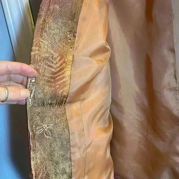 Coldwater Creek floral design zippered front jacket with lining. Women’s size 10 - Picture 5 of 8